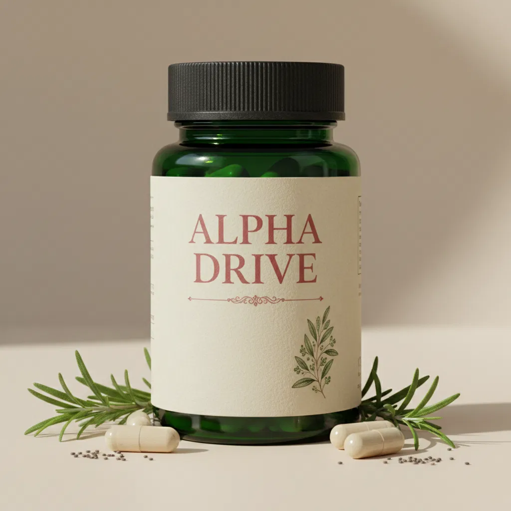 Alpha Drive ravintolisäpurkki - 60 kapselia, kuukauden annos